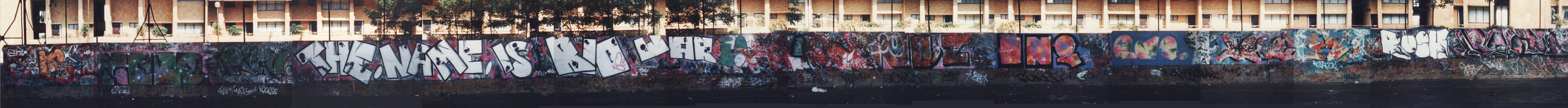 Wall of Fame 1988 graffiti London